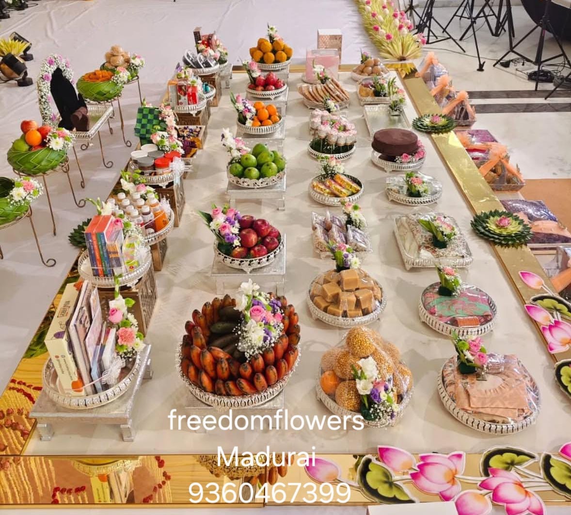 Plate Decorations set up  Rental